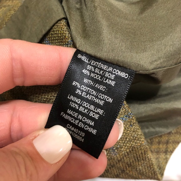 L.A.M.B silk wool plaid jacket NWT 2669 - Picture 4 of 16